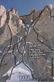 Guillaumet east face
