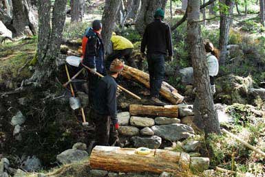 Trail work